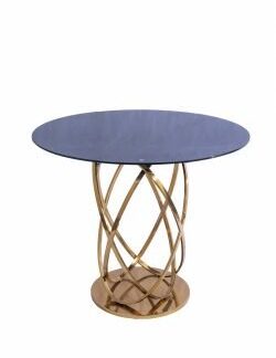 Gold Contempo Cake Table (Delivery Only)