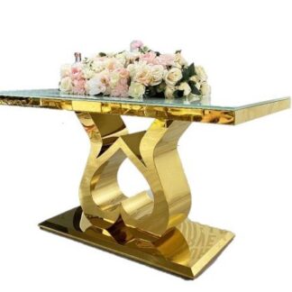 Heart Shaped Stainless Steel Head Table (Delivery Only)