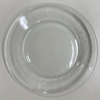 Clear Glass Rim Dessert Plate - 7 in. (Only rented in quantities of 5)