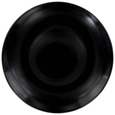 Royal Norfolk Classic Black Stoneware 7.5 in. Dessert Plate (Only rented in quantities of 5)