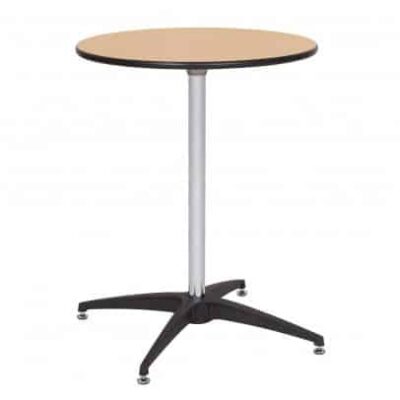 30 Inch Round Pedestal Cocktail Table