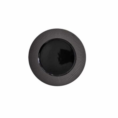 Black Kayak 10.5 inch Dinner Plate (Only rented in quantities of 5)