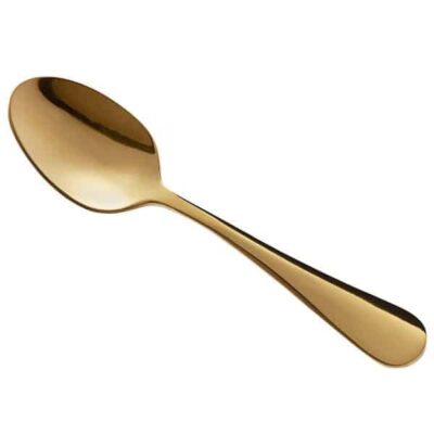 Gold Stainless Steel  Demitasse Spoon (Only rented in quantities of 10)