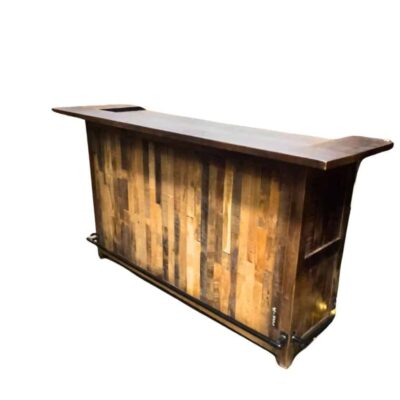 6' Rustic Wood Bar